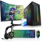 ZESTAW KOMPUTER GAMINGOWY AERO X7 / RYZEN 5 / VEGA 7 / 16GB / SSD / BT WiFi