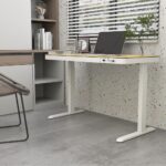 Biurko z regulacją wysokości ET119W-C Czarny - obrazek 4