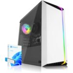 BIAŁY KOMPUTER GAMINGOWY NOVA X8 / RYZEN 5 / VEGA 11 / 16GB / SSD / WiFi